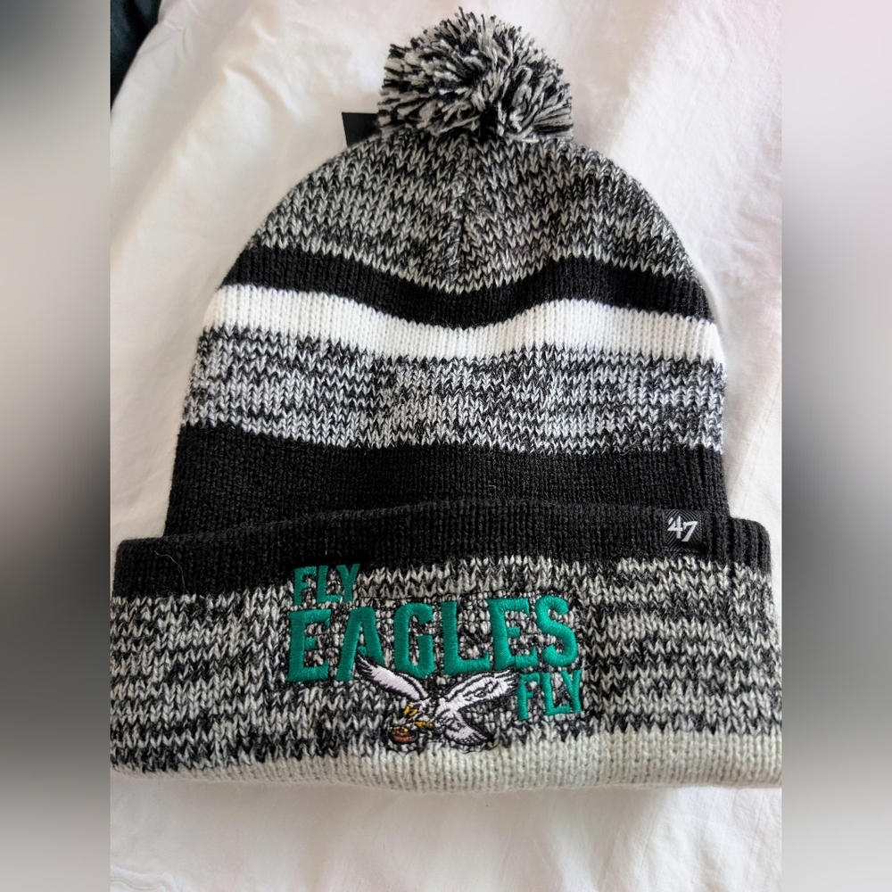 NWT '47 NFL Philadelphia Eagles Retro Script Northward Cuff "Fly Eagles Fly"